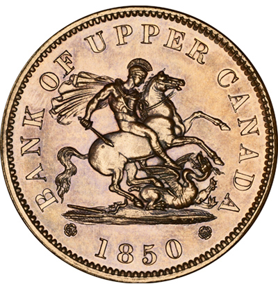 BUC 1850 Penny Obverse